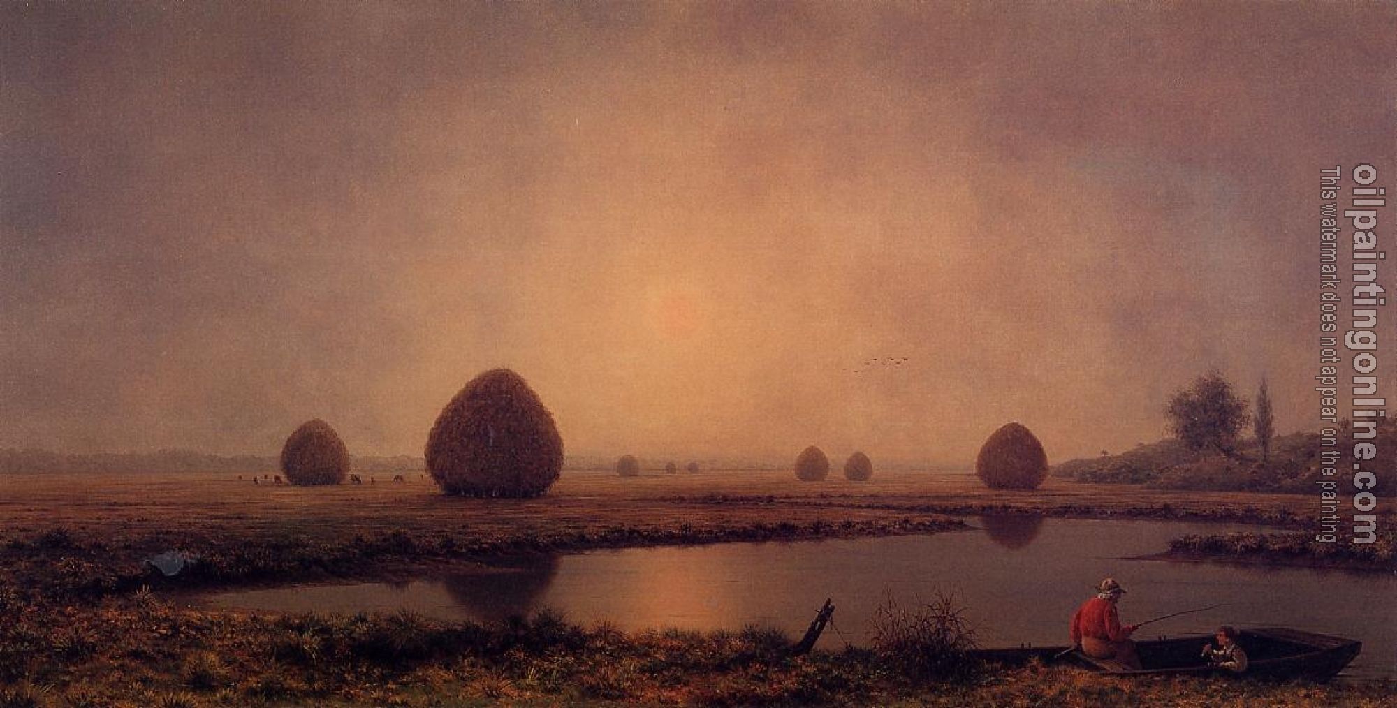 Heade, Martin Johnson - Sunrise on the Marshes